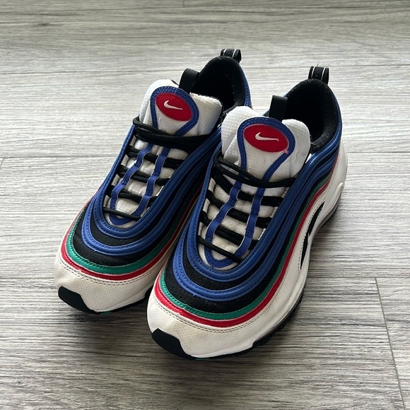 Nike Other - Nike Air Max 97 White Multicolored GS Size 6Y
